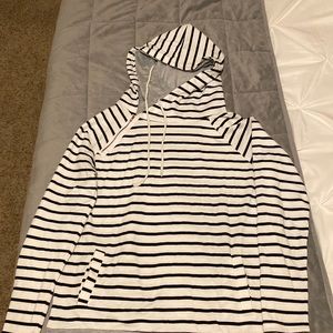 Off White striped hoodie